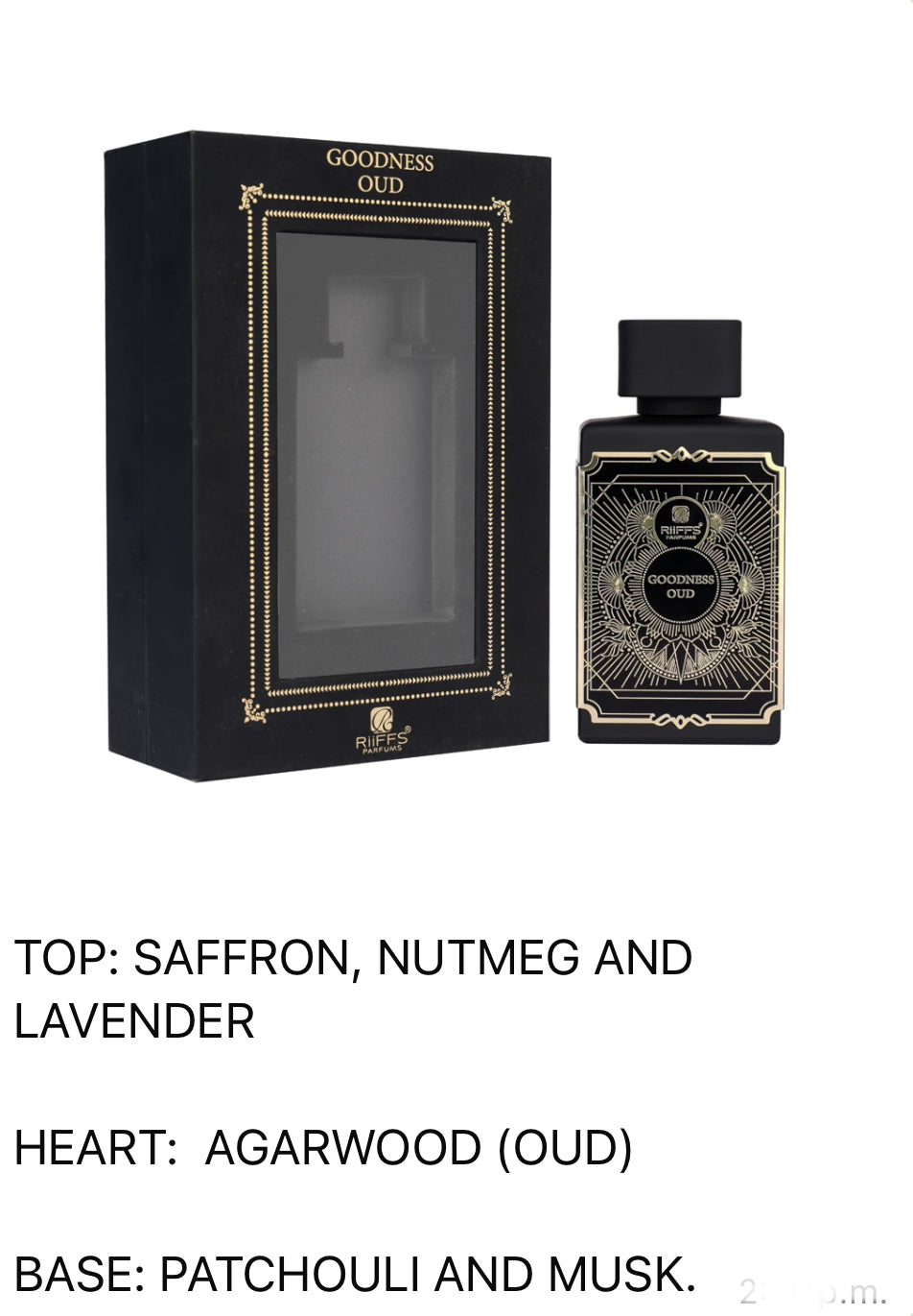 Goodness oud perfume