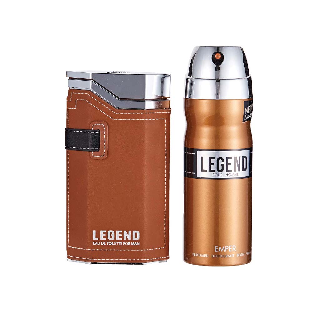 Legend Emper eau de toilette for man free perfume spray inside.