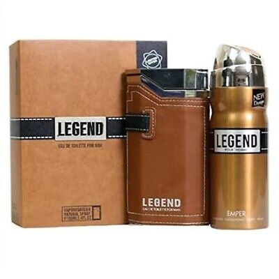 Legend Emper eau de toilette for man free perfume spray inside.