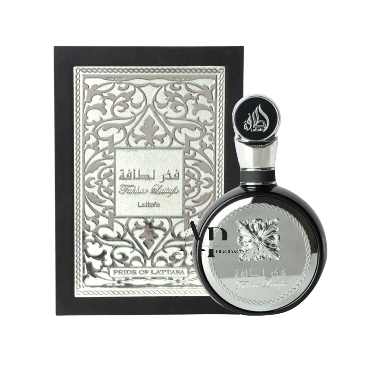 Fakhar Lattafa Silver Eau De Parfum 3.4 Oz For Men 🚹.