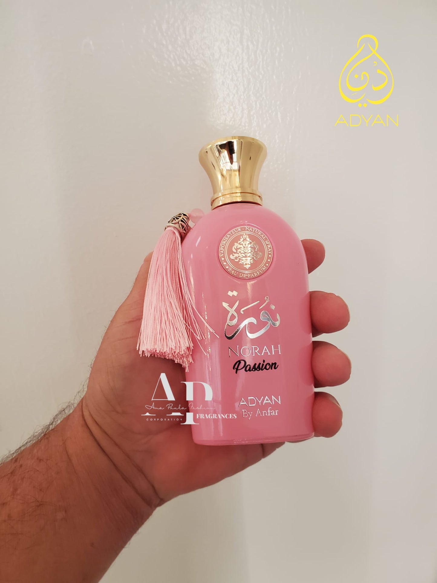 Norah Passion For Women EDP - 100ML (3.4Oz) By Adyan. Arabic Perfume.