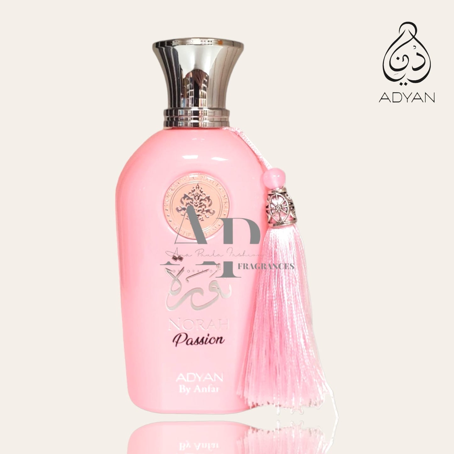 Norah Passion For Women EDP - 100ML (3.4Oz) By Adyan. Arabic Perfume.