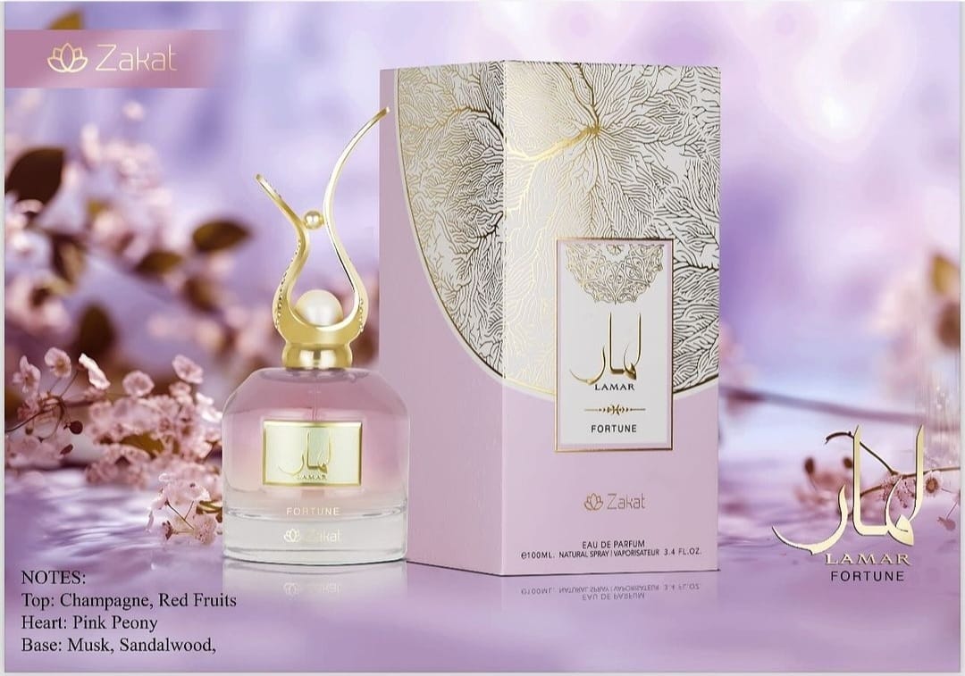 Lamar Fortune EDP By Zakat. For women.100 ML. UAE-DUBAI.